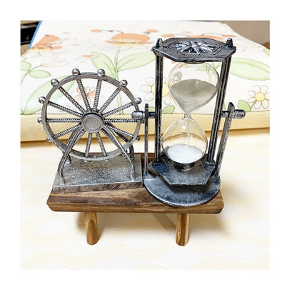 Creative Student Gift Retro Ferris Wheel Quicksand Hourglass Ornaments Domestic Desktop Decoration Crafts