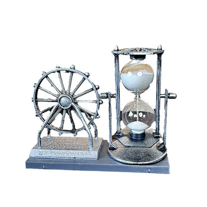 Creative Student Gift Retro Ferris Wheel Quicksand Hourglass Ornaments Domestic Desktop Decoration Crafts