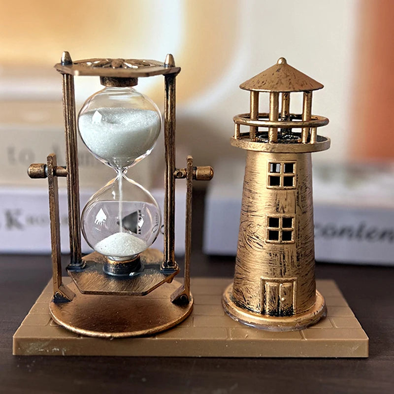 Creative Student Gift Retro Ferris Wheel Quicksand Hourglass Ornaments Domestic Desktop Decoration Crafts