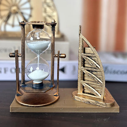 Creative Student Gift Retro Ferris Wheel Quicksand Hourglass Ornaments Domestic Desktop Decoration Crafts